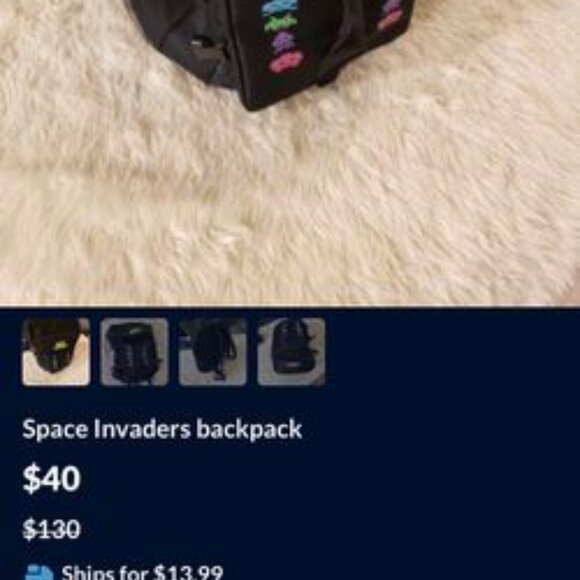 Space Invaders Backpack - Picture 3 of 4